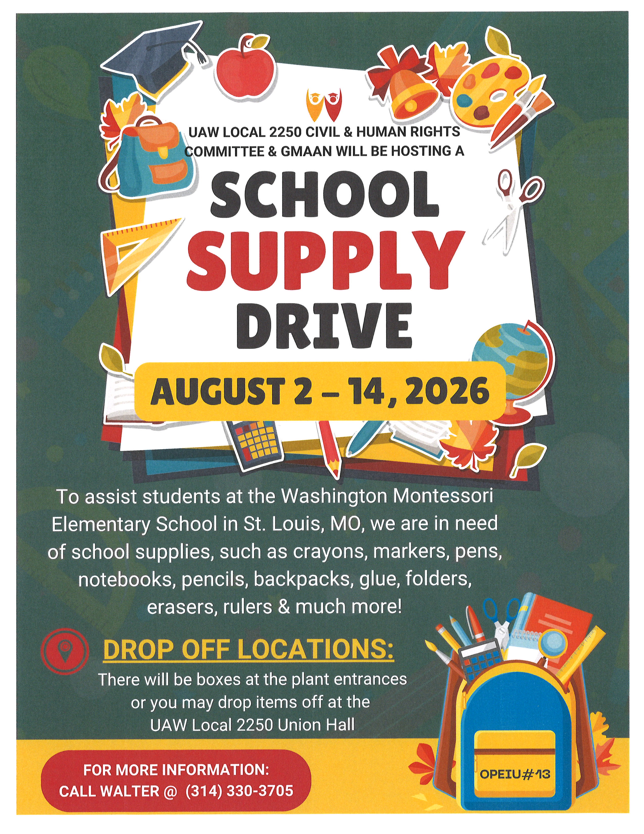 School Supply Drive