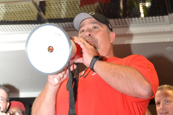 UAW Local 1268 President Matt Frantzen