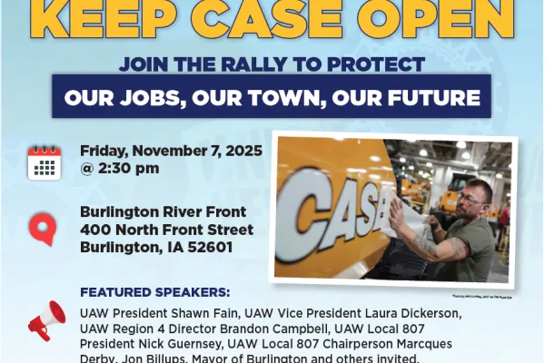 Keep CASE open Rally