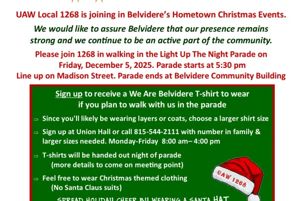 UAW 1268 at Hometown Christmas