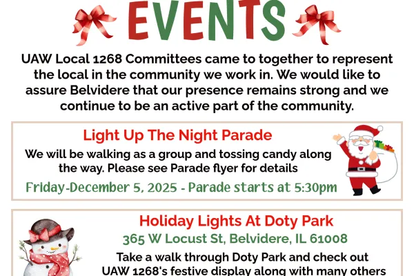 UAW 1268 at Hometown Christmas