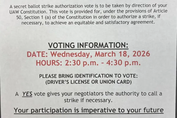 3.12.2026: Unit 9-Caravan-Strike Authorization Vote