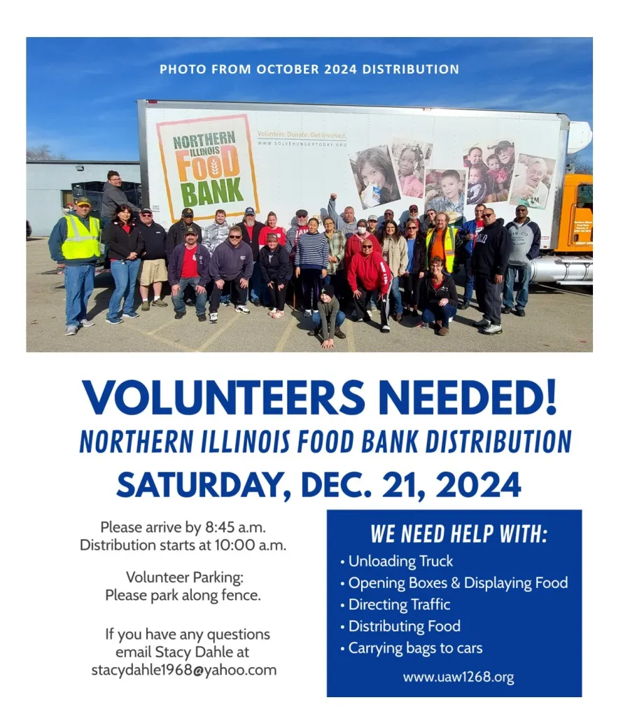 Volunteers Needed for December 2024 NIFB Distribution