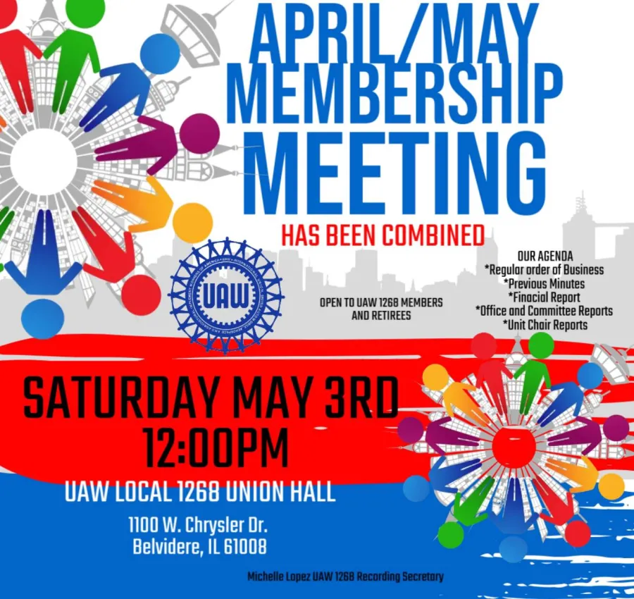April/May General Membership Meeting