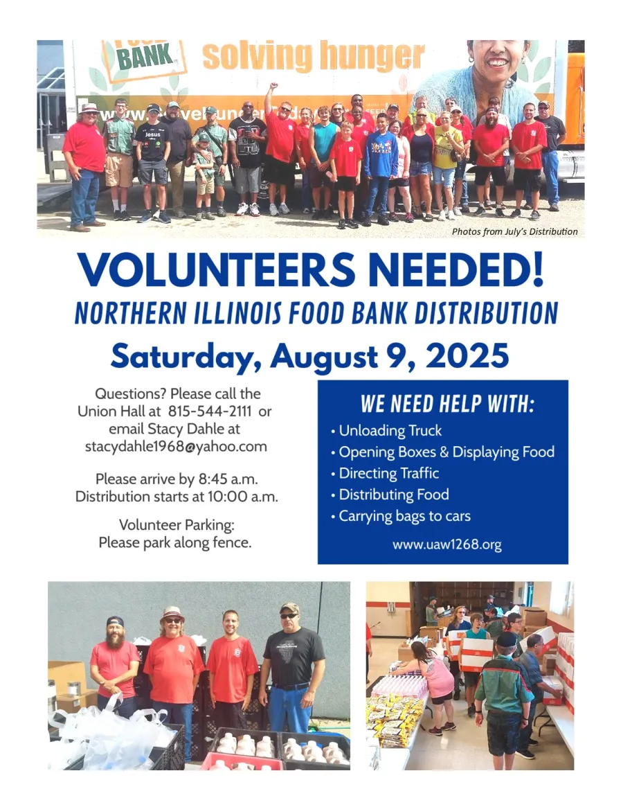 Volunteers Needed for NIFB Distribution