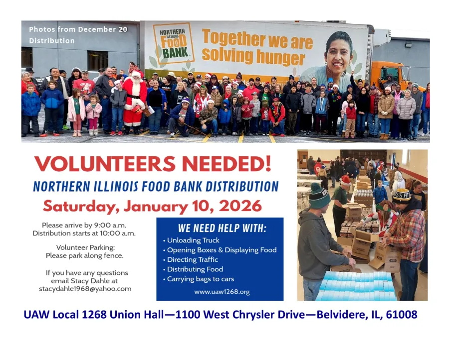 Volunteers Needed for January's NIFB Distribution 