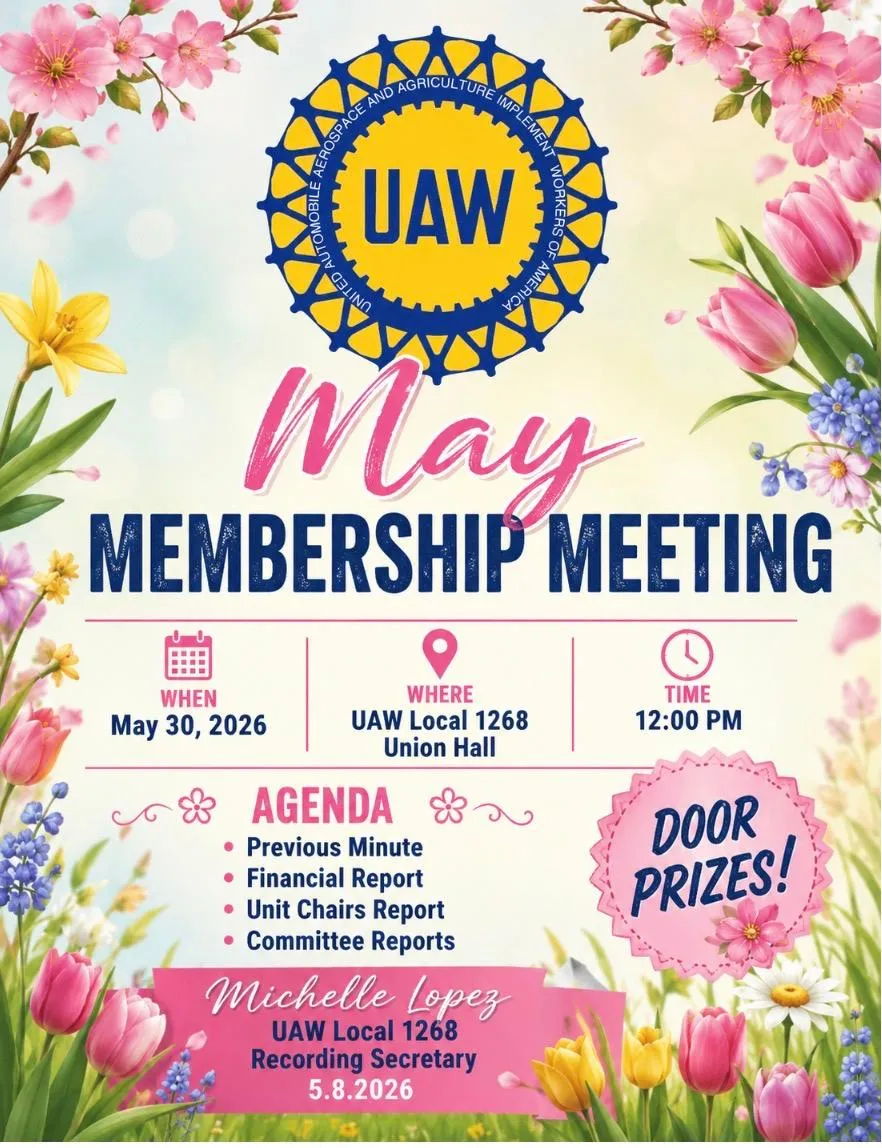 May Membership Meeting