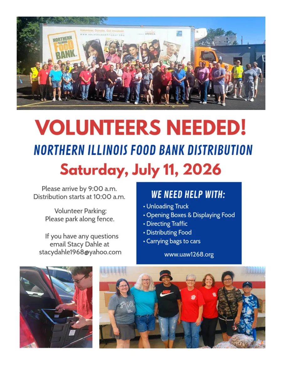 Volunteers Needed for July's NIFB Distribution