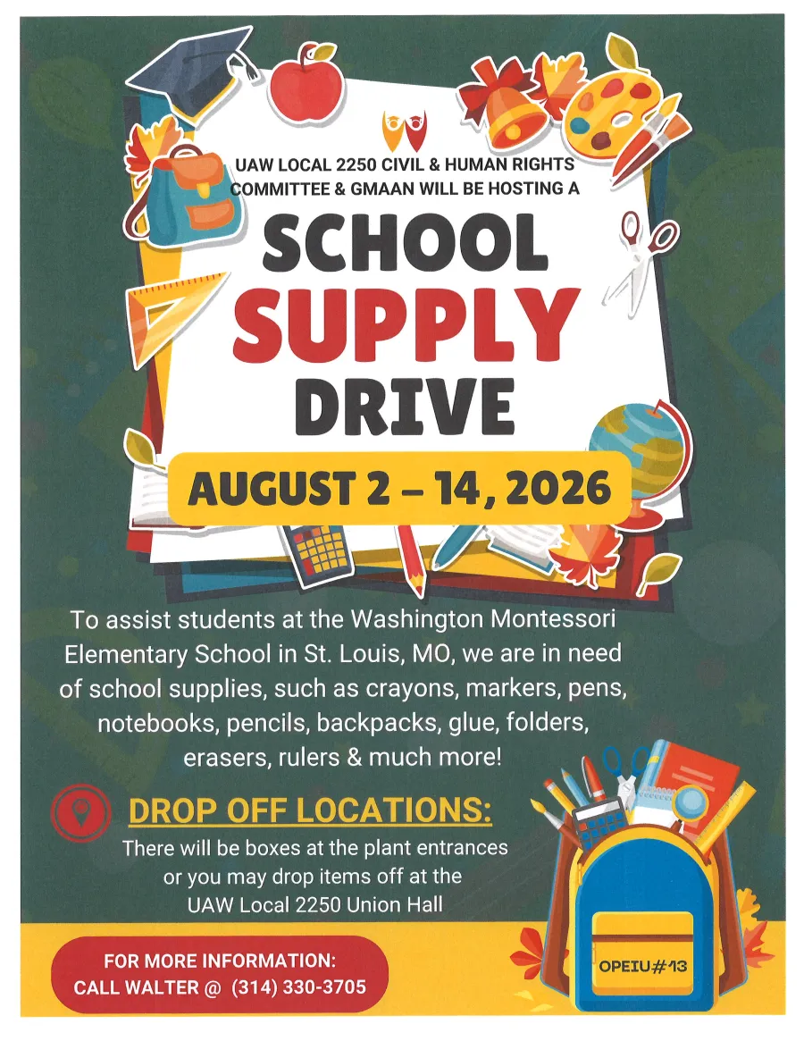 School Supply Drive