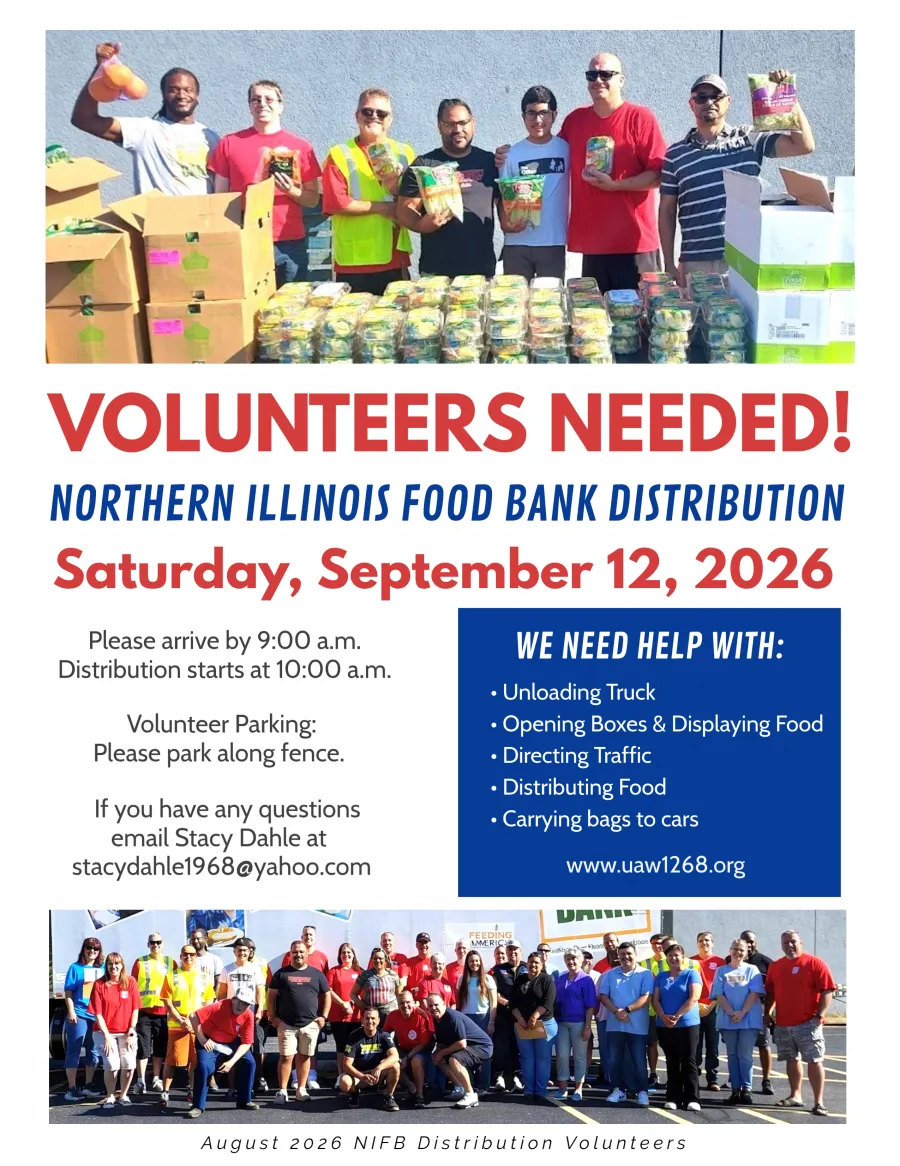 NIFB Volunteers Needed