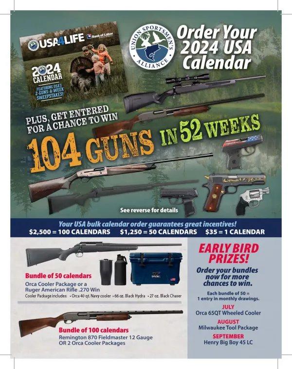 Union Sportsmen's Alliance Calendar