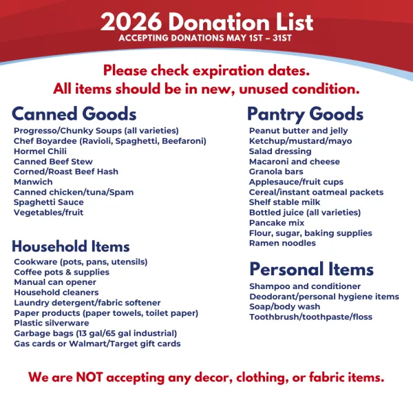 Donations Needed