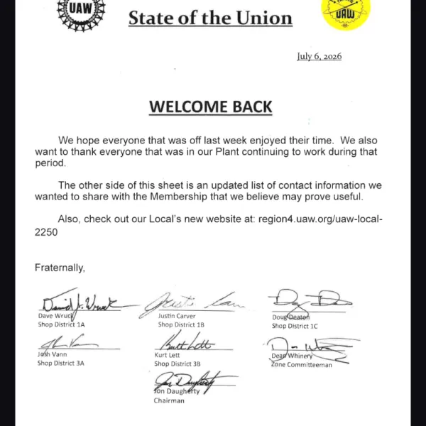 Welcome Back